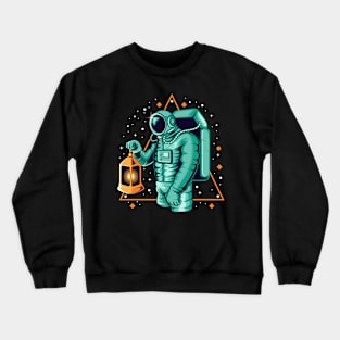 Astronaut Lantern Crewneck Sweatshirt